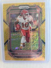 Isiah Pacheco [Gold Shimmer] #352 Football Cards 2022 Panini Prizm Prices