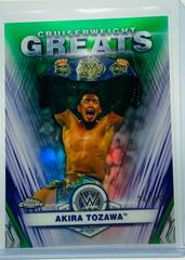 Akira Tozawa [Green Refractor] Wrestling Cards 2021 Topps Chrome WWE Prices