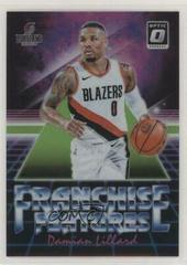 Damian Lillard [Lime Green] Basketball Cards 2018 Panini Donruss Optic Franchise Features Prices