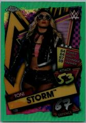 Toni Storm [Green] #108 Wrestling Cards 2021 Topps Slam Attax Chrome WWE Prices