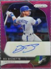 Bo Bichette [Pink Prizm] Baseball Cards 2020 Panini Prizm Rookie Autographs Prices