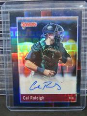 Cal Raleigh [Pandora Blue] #R88S-CR Baseball Cards 2022 Panini Donruss Optic Retro 1988 Signatures Prices