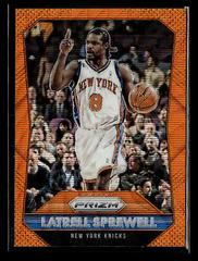 Latrell Sprewell [Orange Prizm] Basketball Cards 2015 Panini Prizm Prices