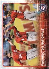 Washington Nationals #160 Baseball Cards 2015 Topps Limited Prices
