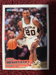 Chris Whitney #379 Basketball Cards 1993 Fleer Prices