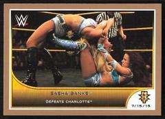 Sasha Banks [Bronze] #102 Wrestling Cards 2016 Topps WWE Road to Wrestlemania Prices