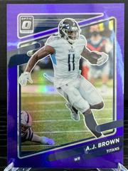 A. J. Brown [Purple] #121 Football Cards 2021 Panini Donruss Optic Prices