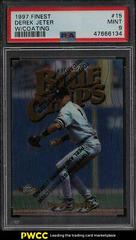 Derek Jeter [w/ Coating] #15 Baseball Cards 1997 Finest Prices