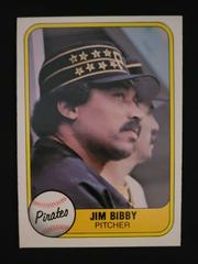 Jim Bibby #370 Baseball Cards 1981 Fleer Prices