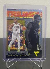 Donovan Mitchell #19 Basketball Cards 2022 Panini Flux Triumph Prices