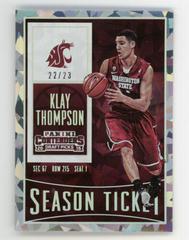 Klay Thompson [Cracked Ice Ticket] #61 Basketball Cards 2015 Panini Contenders Draft Picks Prices
