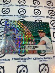 Matt Olson [Mosaic] #BF11 Baseball Cards 2021 Panini Mosaic Big Fly Prices
