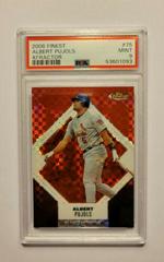 Albert Pujols [Xfractor] #75 Baseball Cards 2006 Finest Prices