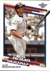 Alex Rodriguez #BS-4 Baseball Cards 2022 Topps Opening Day Bomb Squad Prices