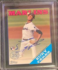 Eury Perez [Black] #88BA-EP Baseball Cards 2023 Topps Update 1988 Autographs Prices
