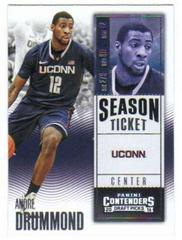 Andre Drummond [Draft Ticket] #3 Basketball Cards 2016 Panini Contenders Draft Picks Prices