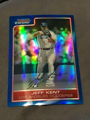 Jeff Kent [Blue Refractor] #24 Baseball Cards 2006 Bowman Chrome Prices