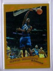 Kevin Garnett [Gold Refractor] Basketball Cards 2005 Topps Chrome Prices