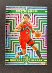 Scottie Barnes [Emerald] Basketball Cards 2021 Panini Illusions Instant Impact Prices
