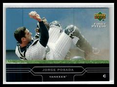 Jorge Posada #139 Baseball Cards 2005 Upper Deck First Pitch Prices
