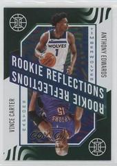 Vince Carter, Anthony Edwards [Emerald] #13 Basketball Cards 2020 Panini Illusions Rookie Reflections Prices