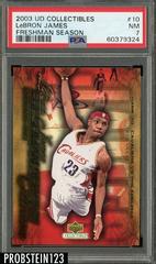 LeBron James #10 Basketball Cards 2003 UD Collectibles Freshman Season Prices