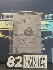 Will Smith [Printing Plate] #TA-WS Baseball Cards 2024 Topps Tribute Autograph Prices
