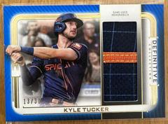 Kyle Tucker [Blue] #DJR-KTU Baseball Cards 2023 Topps Definitive Jumbo Relic Collection Prices