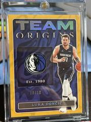 Luka Doncic [Gold] #11 Basketball Cards 2022 Panini Origins Team Prices