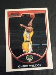 Chris Wilcox Basketball Cards 2007 Bowman Chrome Prices
