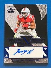TreVeyon Henderson [Navy] #UXS-TH1 Football Cards 2022 Leaf Ultimate Draft X Autographs Prices