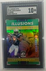 Mike Williams, Lance Alworth [Green] Football Cards 2017 Panini Donruss Optic Illusions Prices