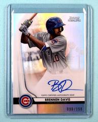Brennen Davis [Refractor] Baseball Cards 2020 Bowman Sterling Prospect Autographs Prices