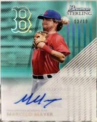 Marcelo Mayer [Aqua] #ST-MM Baseball Cards 2022 Bowman Sterling Tek Prices