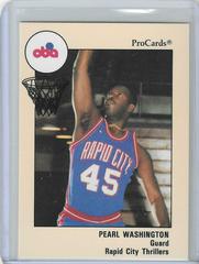 Pearl Washington #31 Basketball Cards 1989 Procards Cba Prices