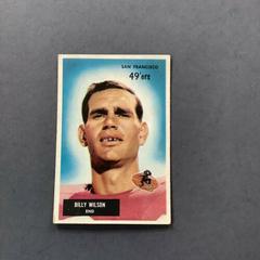 Billy Wilson #81 Football Cards 1955 Bowman Prices