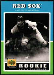 Carlton Fisk #91 Baseball Cards 2001 Upper Deck Decade 1970's Prices