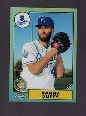 Danny Duffy [Orange Refractor] #87T-19 Baseball Cards 2017 Topps Chrome 1987 Prices