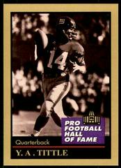 Y.A. Tittle #138 Football Cards 1991 Enor Pro HOF Prices