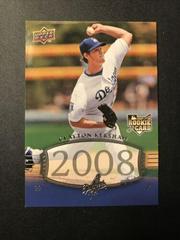 Clayton Kershaw #304 Baseball Cards 2008 Upper Deck Timeline Prices
