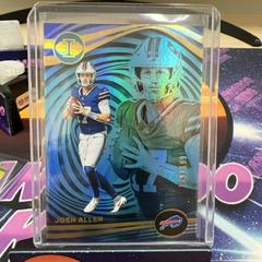 Josh Allen [Light Blue Trophy Collection] #11 Football Cards 2023 Panini Illusions Prices
