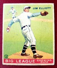 Jim Elliott #6 Baseball Cards 1934 World Wide Gum Prices