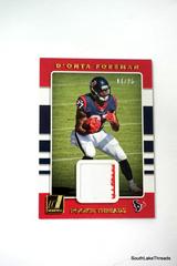 D'Onta Foreman [Prime] #25 Football Cards 2017 Panini Donruss Optic Rookie Threads Prices
