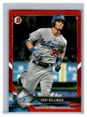 Cody Bellinger [Red] #47 Baseball Cards 2018 Bowman Prices