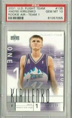 Andrei Kirilenko #135 Basketball Cards 2001 Upper Deck Flight Team Prices