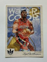 Zion Williamson [Sapphire] #12 Basketball Cards 2022 Panini Court Kings Water Color Prices
