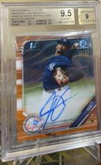 Luis Gil [Orange Wave Refractor] #CPA-LGI Baseball Cards 2019 Bowman Chrome Prospects Autographs Prices