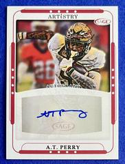 A. T. Perry [Red] #ART-ATP Football Cards 2023 Sage Artistry Autographs Prices