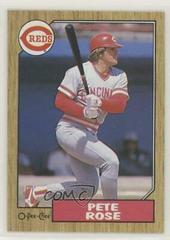 Pete Rose #200 Baseball Cards 1987 O Pee Chee Prices
