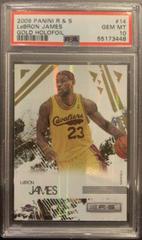 LeBron James [Gold Holofoil] Basketball Cards 2009 Panini Rookies & Stars Prices